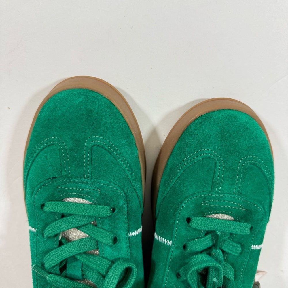 New Cupcakes And Cashmere Suede Sneakers Shoes Green - Picture 9 of 10